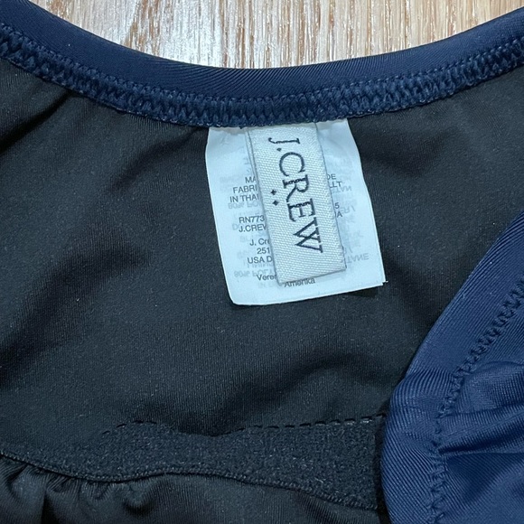 J. Crew Navy One-Shoulder Swim Suit - Picture 6 of 7
